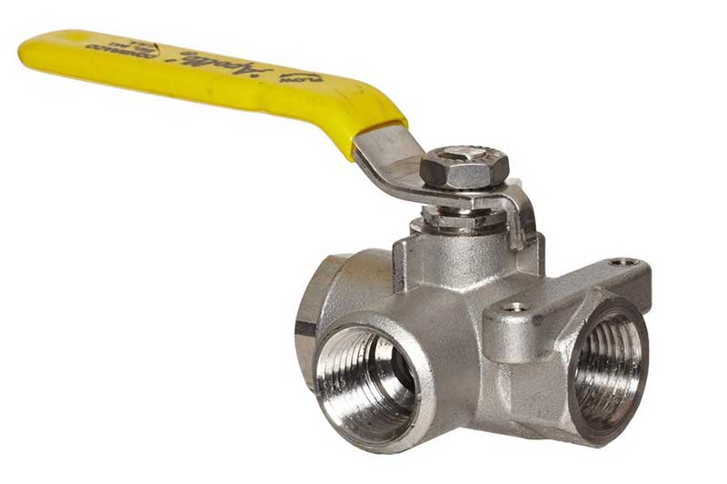 Apollo 3-Way Diversion Stainless Steel Ball Valve