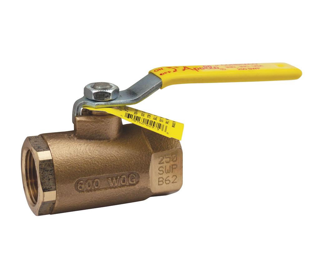 Apollo 70B-140-64 Bronze Ball Valve 250 psig. Saturated Steam Apollo 70B-140-64 Bronze Ball Valve