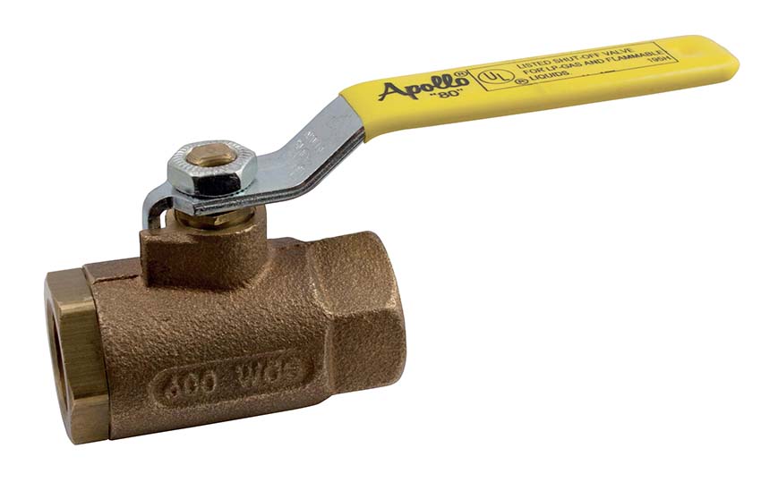 Apollo UL Listed Bronze LP Gas Ball Valve